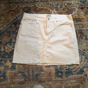 J.crew - white denim skirt